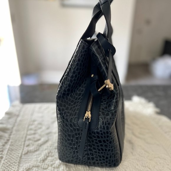 Radley London Baylis Road Faux Croc Medium Multiway Grab - Navy Blue- Never used - Picture 5 of 13